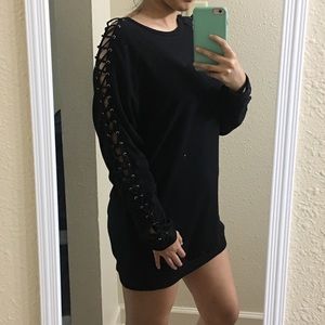 Forever 21 black sweater dress